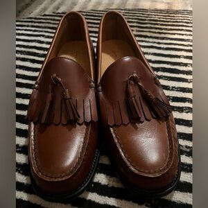 Brooks Brothers Brown Leather Tassel Loafers